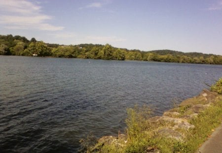 Tennessee lake - nature, lake, tennessee