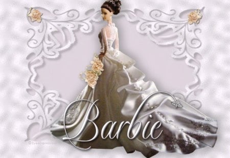 Barbie Bride - barbie, bride, doll, frame