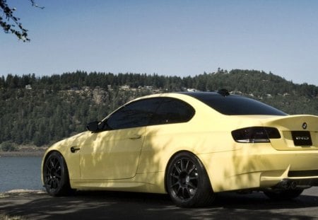 BMW M3 Dakar Yellow - m3, bmw, car, tuning