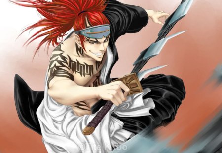 abarai renji - anime, bleach