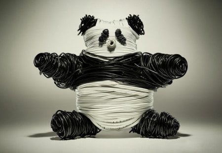 Panda - panda, 3d