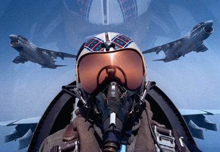 Behind You - aircraft, pilot