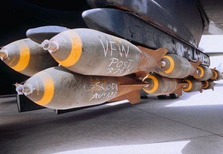 A bombs - aircraft, bombs