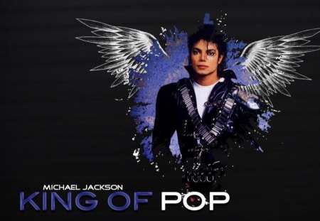 Michael Jackson - entertainer, music, king of pop, angel wings, michael