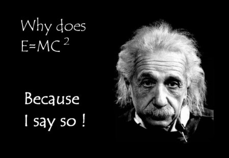 why does E=MC² ?