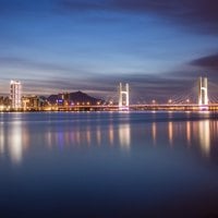 Bay Bridge at Blue Hour