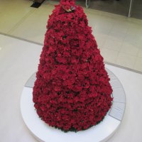 Poinsettias Christmas tree