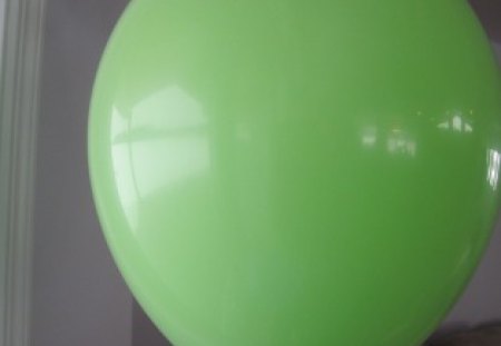 Green Balloon - white, green, balloon, photography