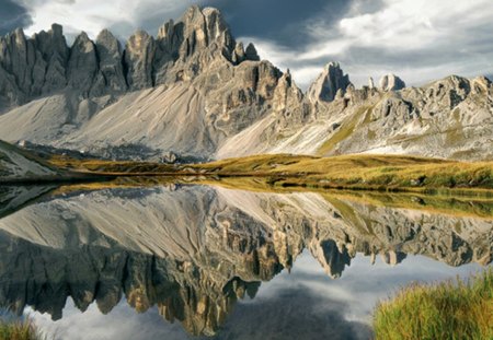 Mountain Lake - lakes, sky, lake, mountain