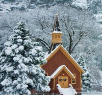 Church In Winter