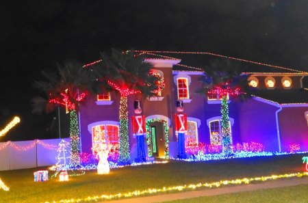 xmas lights - florida, house, xmas, lights