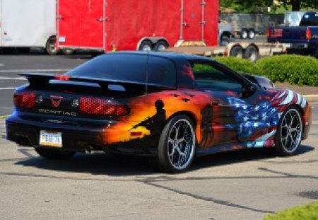 trans am paint job - musclecar, trans am, car, pontiac