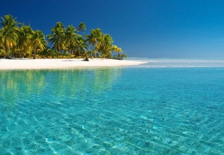 blue sea - nature, beach, ocean, sea