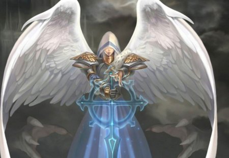 Angel - cg, fantasy, angel, wings