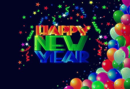 Happy New Year - 3D and CG & Abstract Background Wallpapers on Desktop ...