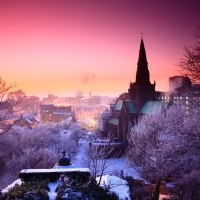 Twilight Winter in Scotland