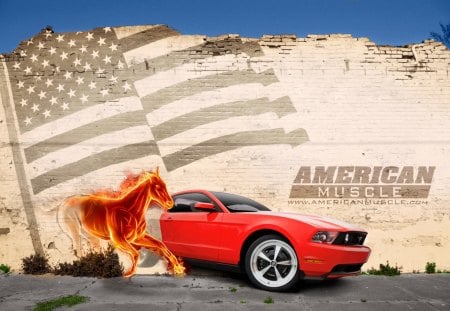 American Muscle - american muscle cars, american muscle, mustang, independence, muslce cars