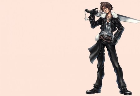 Squall Leonhart - warrior, cool, video game, final fantasy