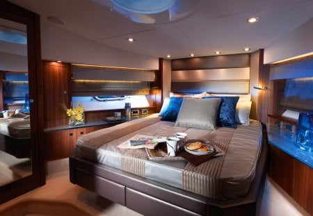 boat bedroom - pretty, fantastic, breakfast, amazing, boat, great, yacht, stunning, bed, nice, outstanding, super, abstract, beautiful, photography, ship, sea, bedroom, architecture, ocean, wonderful, marvellous, picture, awesome, sailboat, skyphoenixx1, adorable, wallpaper