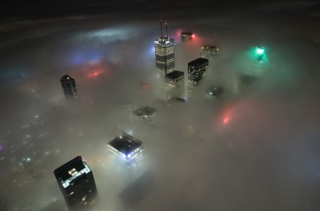 Above the Clouds - picture, above the clouds, cool, high buildings