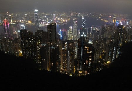 hong kong - hong kong, skyscrapers, asia, architecture