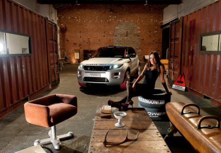 Range Rover - babe, studio, rover, model