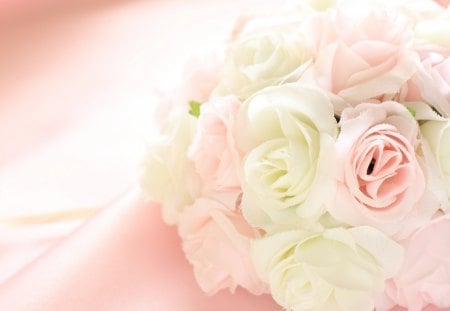 Beautiful Flowers - beauty, roses, photography, pink rose, bouquet, still life, rose, with love, white, white roses, pretty, romance, pink roses, for you, lovely, nature, white rose, romantic, beautiful, pink, flowers