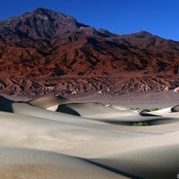 mountain and dunes