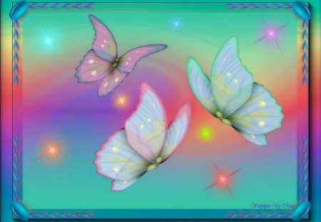 Butterfly Beauties - butterfly, insects, pastels, butterflies