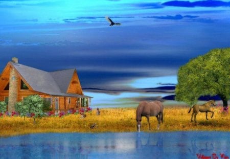 Country Paradise - horses, lakes, ranches, farms, country