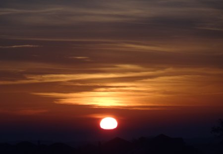 Wake Up Time - sky, morning, sun, clouds