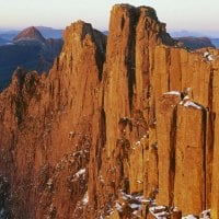 dawn on mount geryon in australia