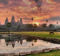 Angkor sunrise