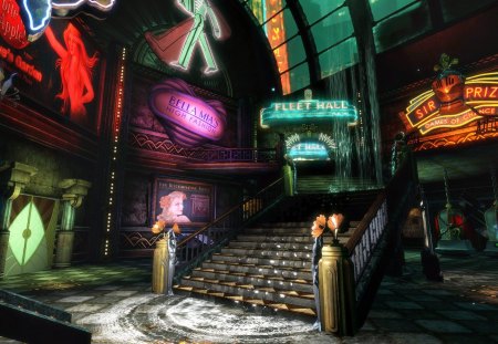 Bioshock - splicers, big daddy, little sister, video game, rapture