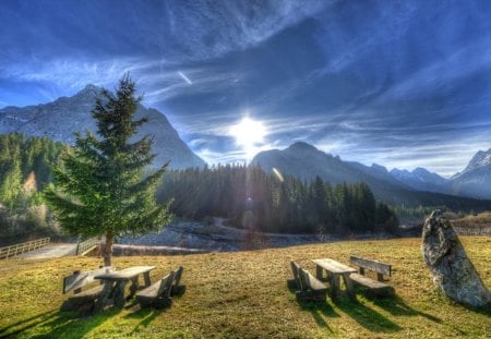 Beautiful Day - mpuntains, sky, day, sun