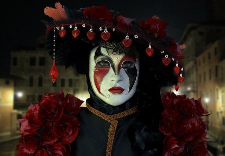 Mask - mask, lady, woman, carnival