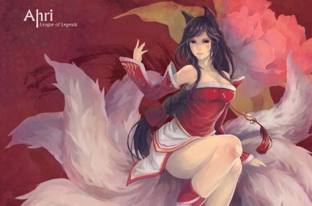 Ahri - league, game, of, legends, ahri