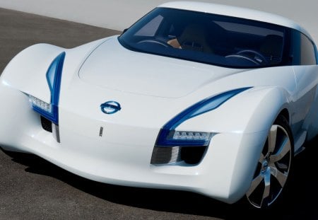 NISSAN ESFLOW CONCEPT - white, car, electric car, concept, nissan