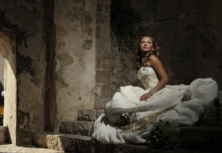 Bride - woman, bride, brides, model