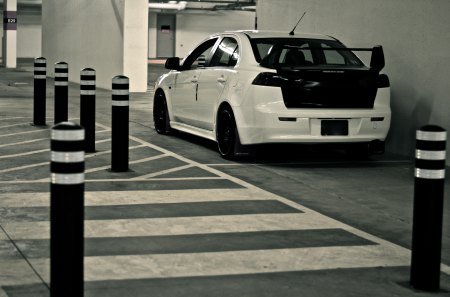 wicked white mitusbisi lancer - evo, lancer, x, rally, 9glancer