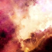 Colorful Nebula in Deep Space