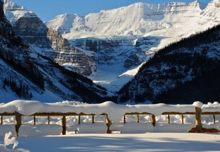 the snow - snow, lovely, nature, mountain