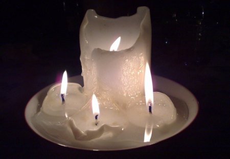 Candles - nice, candles, winter, adwent