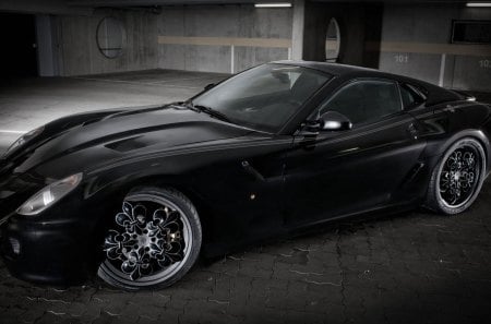 FERRARI 599 - 599, black, car, ferrari