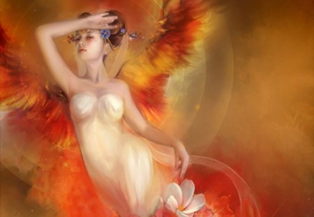 Fantasy Angel - entertainment, people, photography, beautiful, animation, fantasy, other