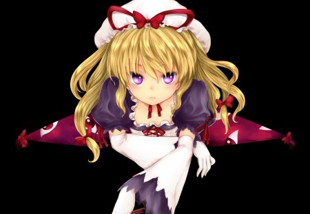 Anime - red, yakumo yukari, touhou, anime, eyes