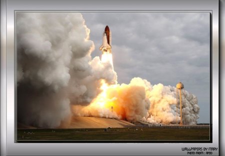 Endeavor's Last Journey - space, endeavor, rockets, shuttle, spaceshuttle