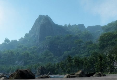 crysis - sea, paradise, blue, green