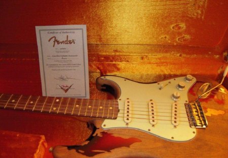 Rory Gallagher Stratocaster - blues stratocaster, guitar, rory gallagher, fender