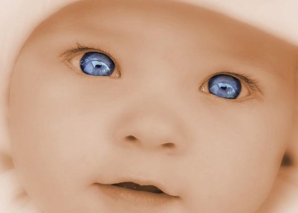 baby blue eyes - cute, eyes, baby, blue